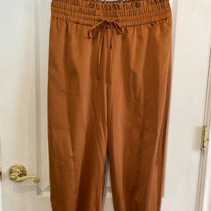 Rust Satin Pants